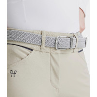 Cinturón Exchange Horse Pilot Gris / blanco