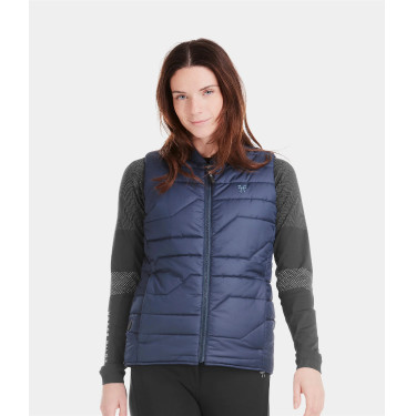 Chaleco de equitación Horse Pilot sin mangas calefactable E-Kelvin para mujer Marino Azul marino