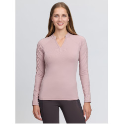Capa base de manga larga Lisa LeMieux mujer Rosa silvestre Negro Capa base de manga larga Lisa LeMieux mujer Rosa silvestre Negro