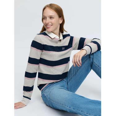 Camiseta de rugby Sloane Stripe LeMieux mujer Camiseta de rugby Sloane Stripe LeMieux mujer