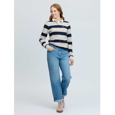 Camiseta de rugby Sloane Stripe LeMieux mujer Camiseta de rugby Sloane Stripe LeMieux mujer