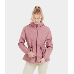 Chaqueta impermeable Raintech Horse Pilot mujer Rosa mesa
