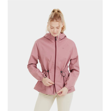 Chaqueta impermeable Raintech Horse Pilot mujer Rosa mesa