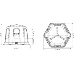 Comedero Hexagonales RPE GM La Gee