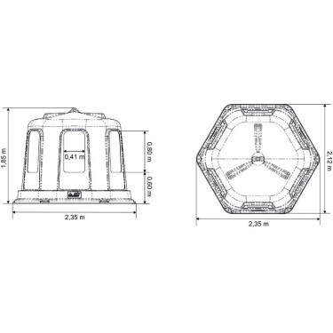 Comedero Hexagonales RPE GM La Gee Comedero Hexagonales RPE GM La Gee
