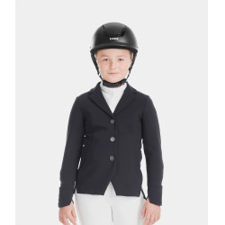 Chaqueta de concurso Aerotech Horse Pilot niña Noche oscura Negro