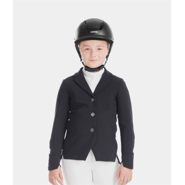 Chaqueta de concurso Aerotech Horse Pilot niña Noche oscura Negro