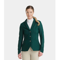 Chaqueta de concurso Aeromesh Horse Pilot mujer Verde oscuro