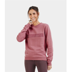 Sudadera Horse Pilot Team mujer Rosa mesa