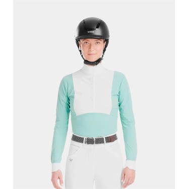 Polo de competición ecuestre mujer Monica Horse Pilot