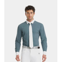 Camisa de concurso Aerolight de manga larga para hombre Horse Pilot Azul nublado Camisa de concurso Aerolight de manga larga para hombre Horse Pilot Azul nublado