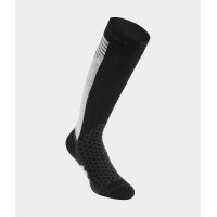 Calcetines de compresión Horse Pilot invierno Negro / gris claro
