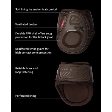 Bota de menudillo Compliant negra LeMieux Negro