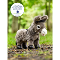 Mini Poni LeMieux Donkey daphne Burro Daphne Blanco