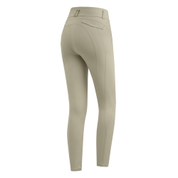 Pantalón de equitación ELT Comfort Ride Glam para mujer Gris beige