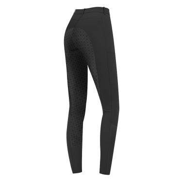 Pantalón de equitación ELT Micro Sport silicona Negro