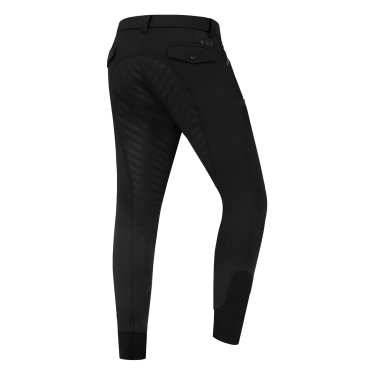 Pantalón de equitación ELT Marc silicona hombre Negro