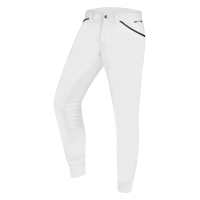 Pantalón de equitación ELT Mailo con grip en las rodillas para hombre Blanco