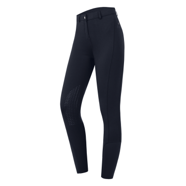 Pantalón de equitación ELT Essential grip rodillas niño Azul profundo Pantalón de equitación ELT Essential grip rodillas niño Azul profundo