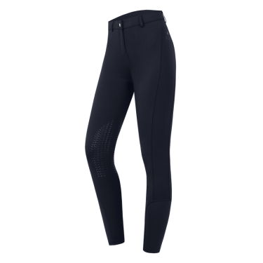 Pantalón de equitación ELT Essential grip rodillas niño Azul profundo Pantalón de equitación ELT Essential grip rodillas niño Azul profundo