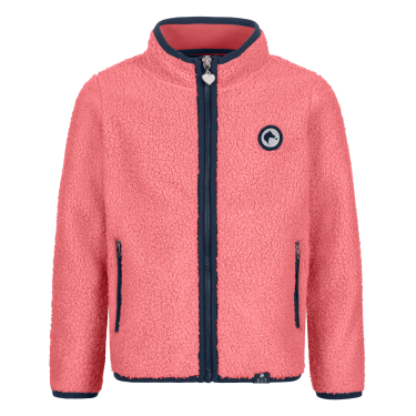 Chaqueta polar ELT Lucky Lana para niño Rosa roja / corazón de la suerte