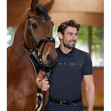 Polo ELT Michigan hombre Azul profundo