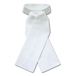 Plastrón de equitación blanco ELT elegante