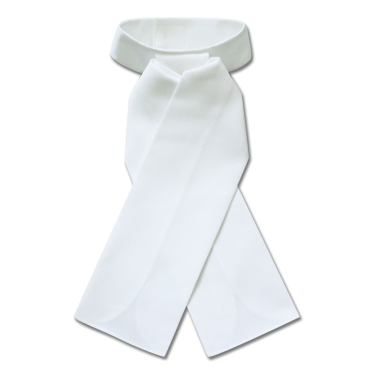 Plastrón de equitación blanco ELT elegante