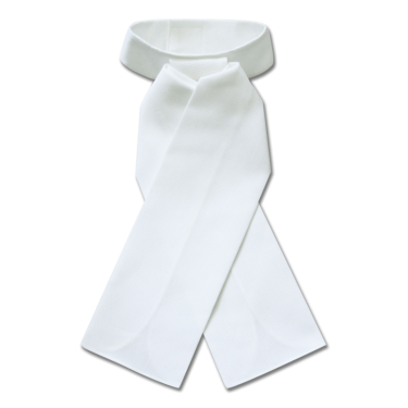 Plastrón de equitación blanco ELT elegante