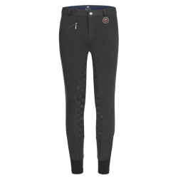 Pantalón de equitación térmico ELT Fun Sport con silicona para niño Negro Pantalón de equitación térmico ELT Fun Sport con silicona para niño Negro