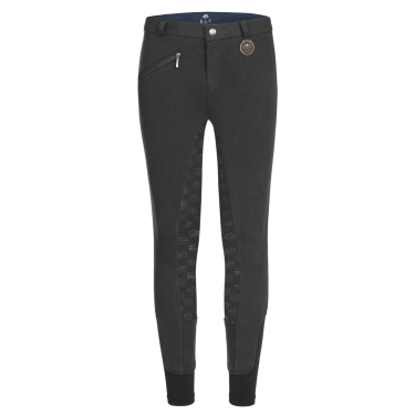 Pantalón de equitación térmico ELT Fun Sport con silicona para niño Negro Pantalón de equitación térmico ELT Fun Sport con silicona para niño Negro