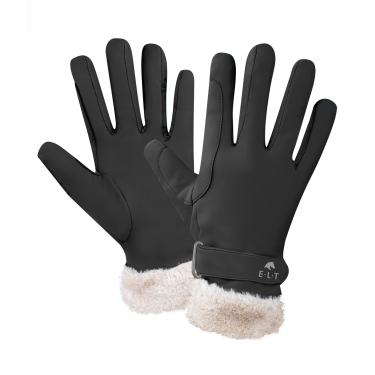 Guantes de equitación ELT Saint Moritz Negro