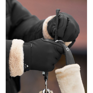 Guantes de equitación ELT Saint Moritz Negro Guantes de equitación ELT Saint Moritz Negro
