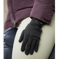 Guantes de equitación ELT Picot Winter Negro