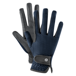 Guantes de equitación ELT Nantes Azul profundo