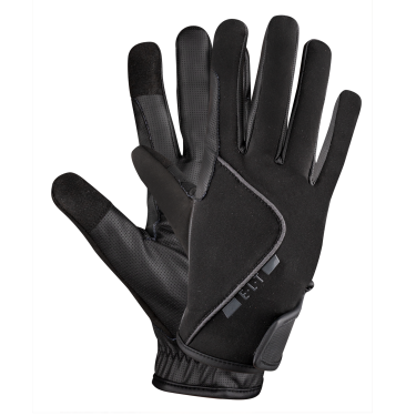 Guantes de equitación ELT Maxim hombre Negro