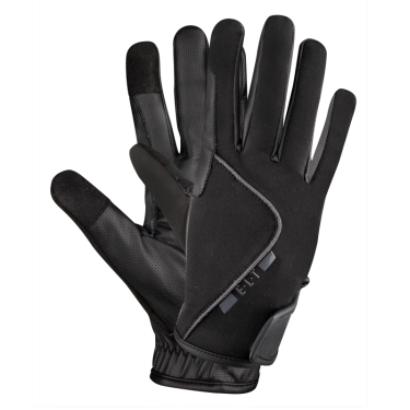 Guantes de equitación ELT Maxim hombre Negro