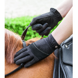 Guantes de equitación ELT Arosa Negro