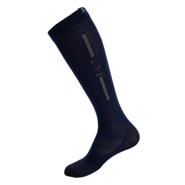 Calcetines de equitación unisex de merino ELT Azul profundo Calcetines de equitación unisex de merino ELT Azul profundo