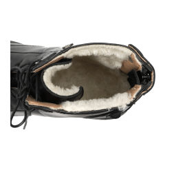 Botines con cordones ELT Belfort invierno Negro