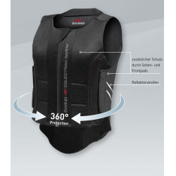 Chaleco protector equitación adulto Swing P07