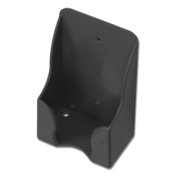 Soporte de plástico Waldhausen para piedra de sal cuadrada Negro