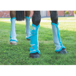 Protecciones anti moscas Fly turnout Shires Azúl cerceta