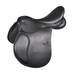 Silla mixta Waldhausen de cuero Comfort para pony Negro Silla mixta Waldhausen de cuero Comfort para pony Negro