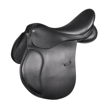 Silla mixta Waldhausen de cuero Comfort para pony Negro Silla mixta Waldhausen de cuero Comfort para pony Negro