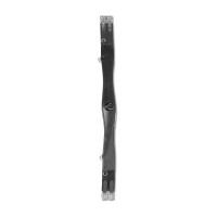 Cinchón Waldhausen de cuero elástico Negro