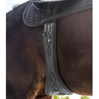 Cinchón Waldhausen de cuero Comfort Negro