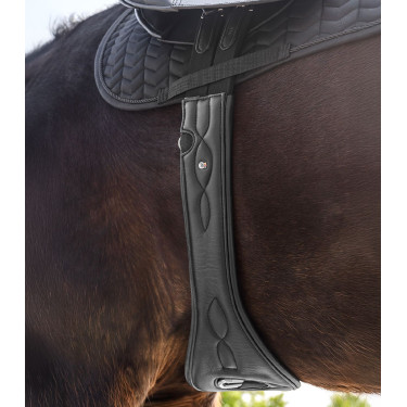 Cinchón de equitación de cuero Waldhausen Comfort