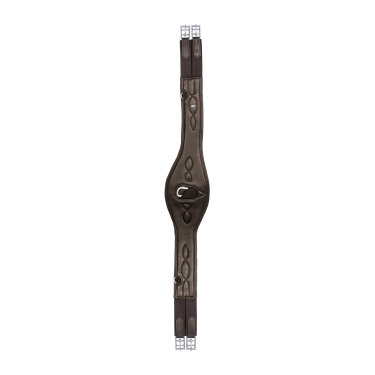 Cinchón Waldhausen de cuero Comfort Negro