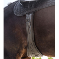 Cinchón Waldhausen de cuero Comfort Negro